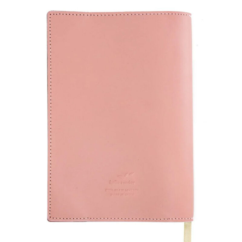 Apica A5 Notebook with Leather Jacket Dusky Pink image number 1